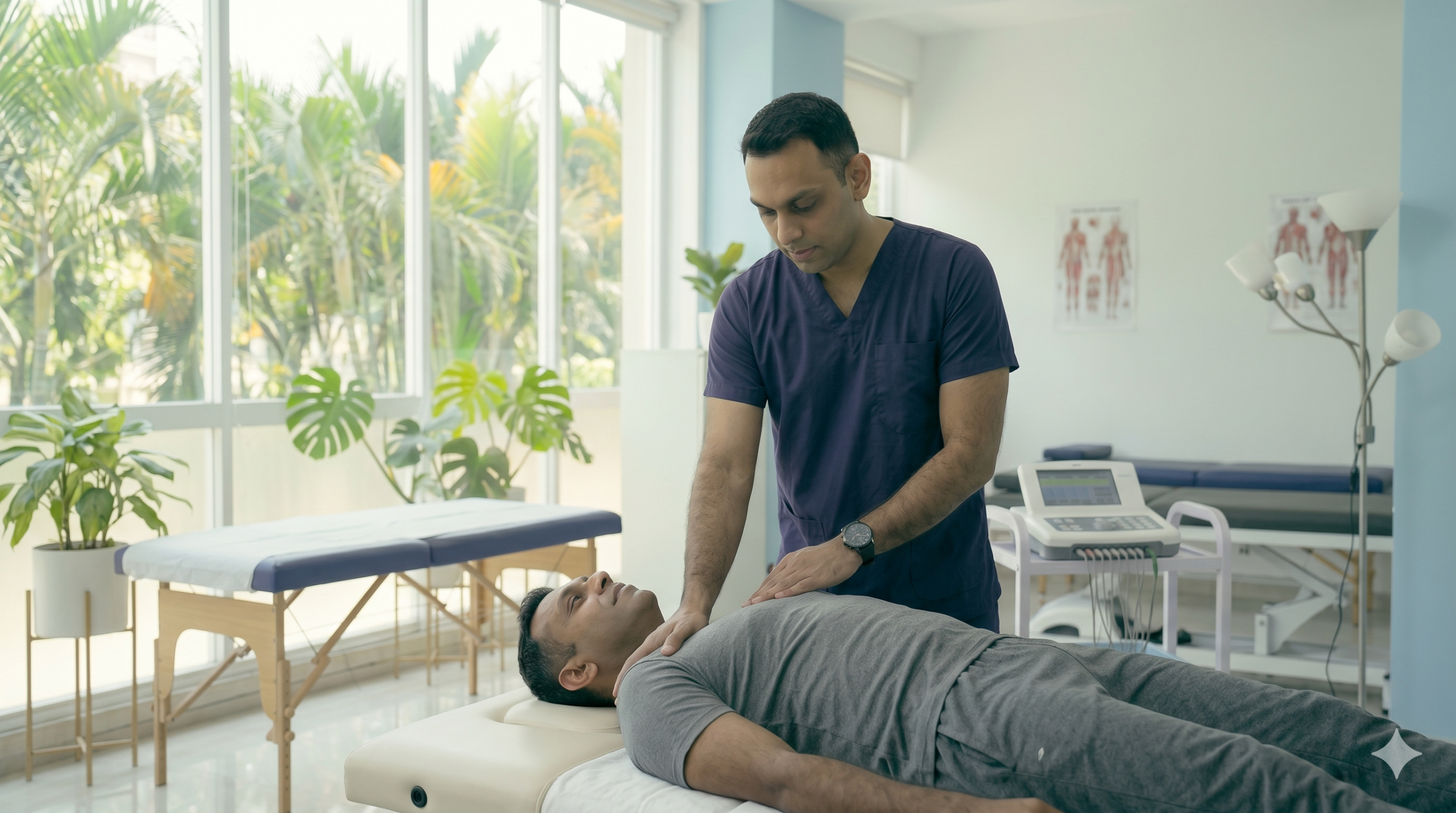 Dr Onkar consultation and physiotherapy treatment
